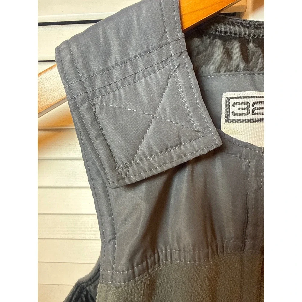 32 Degrees Weatherproof Kids Snow Bibs Gray Fleece Lined Insulated Coveralls 6